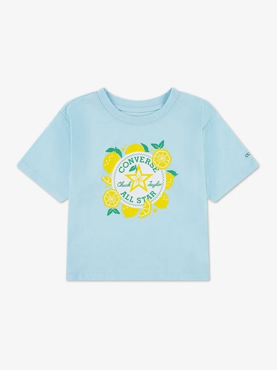 Zdjęcie produktu T-shirt z nadrukiem Converse jasnoniebieski