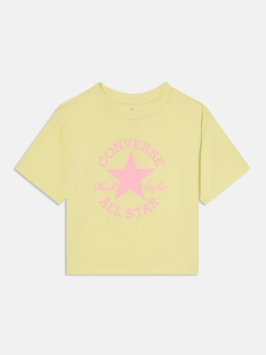 Zdjęcie produktu T-shirt z nadrukiem Converse jasnożółty