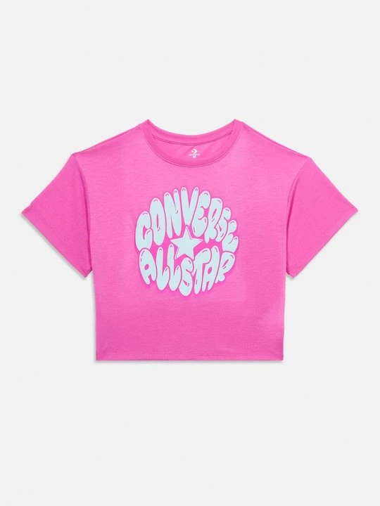 Zdjęcie produktu T-shirt z nadrukiem Converse różowy