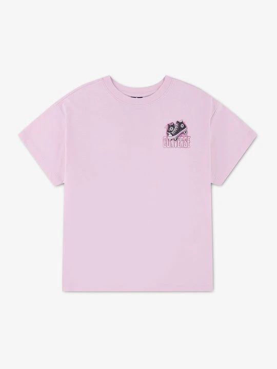 Zdjęcie produktu T-shirt z nadrukiem Converse różowy