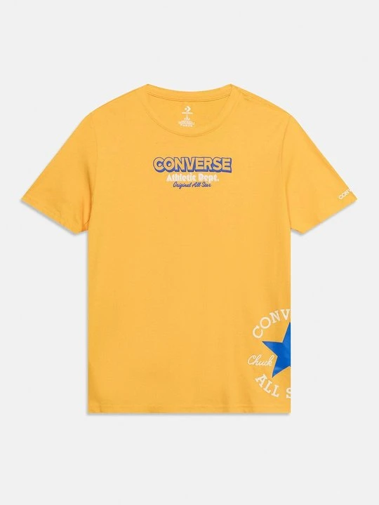 Zdjęcie produktu T-shirt z nadrukiem Converse żółty