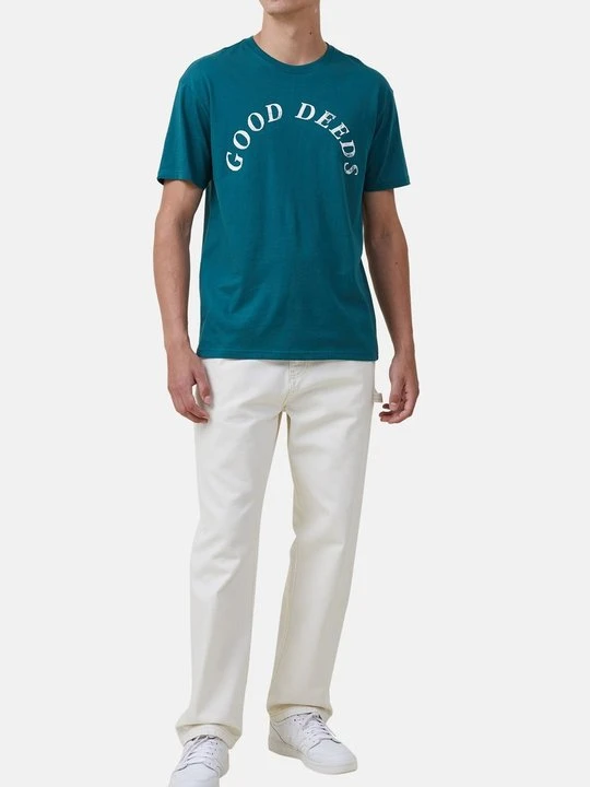 Zdjęcie produktu T-shirt z nadrukiem Cotton On zielony