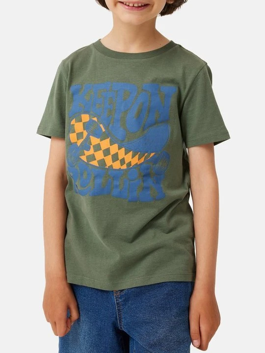 Zdjęcie produktu T-shirt z nadrukiem Cotton On zielony