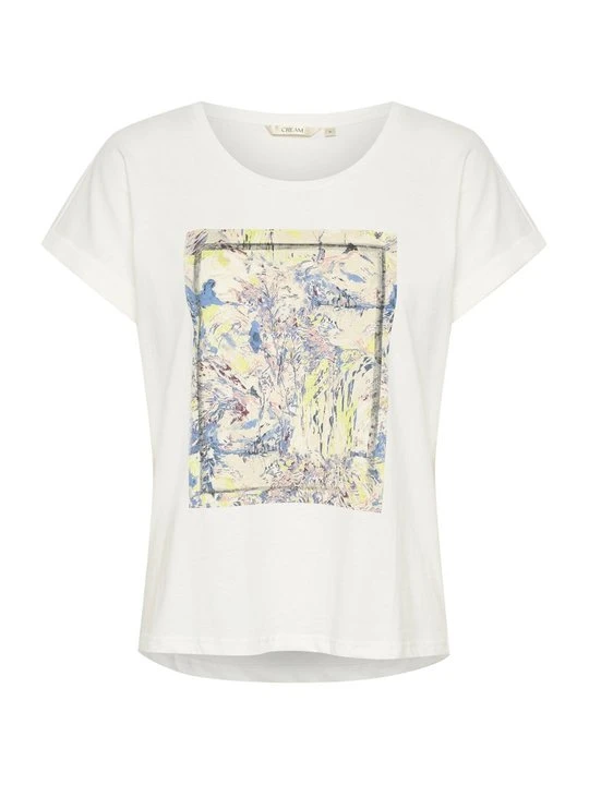 Zdjęcie produktu T-shirt z nadrukiem Cream jasnoniebieski