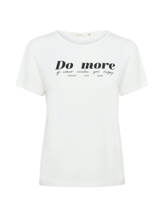 Zdjęcie produktu T-shirt z nadrukiem Cream biały