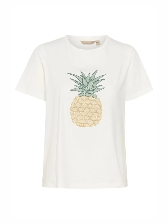 Zdjęcie produktu T-shirt z nadrukiem Culture biały