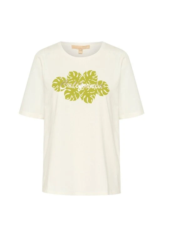 Zdjęcie produktu T-shirt z nadrukiem Culture mleczny