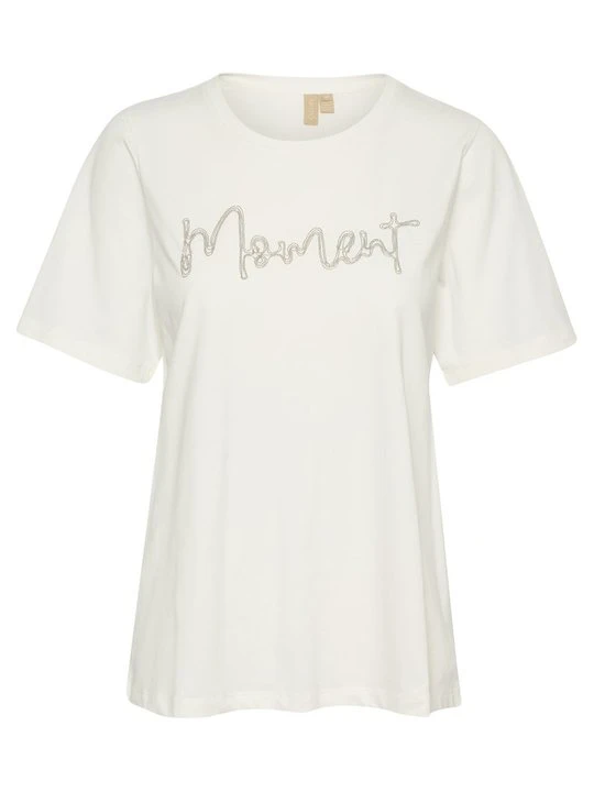 Zdjęcie produktu T-shirt z nadrukiem Culture mleczny