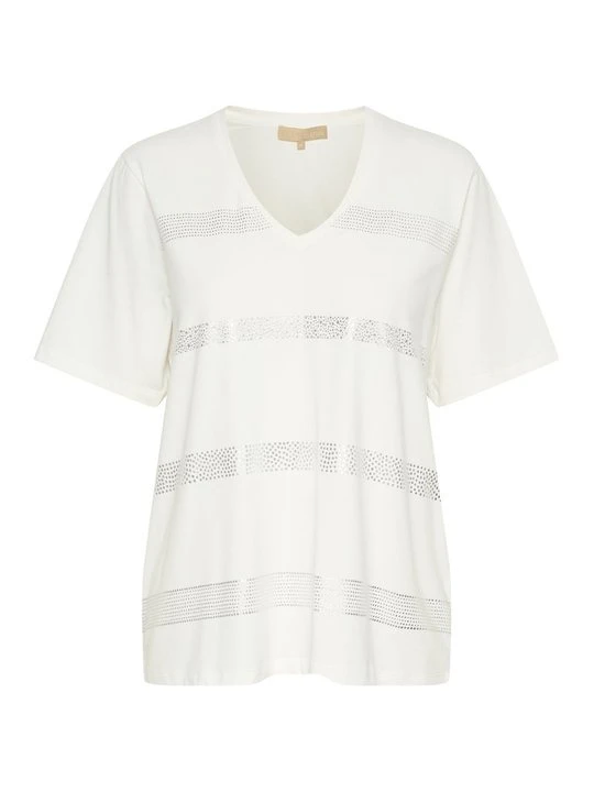 Zdjęcie produktu T-shirt z nadrukiem Culture mleczny