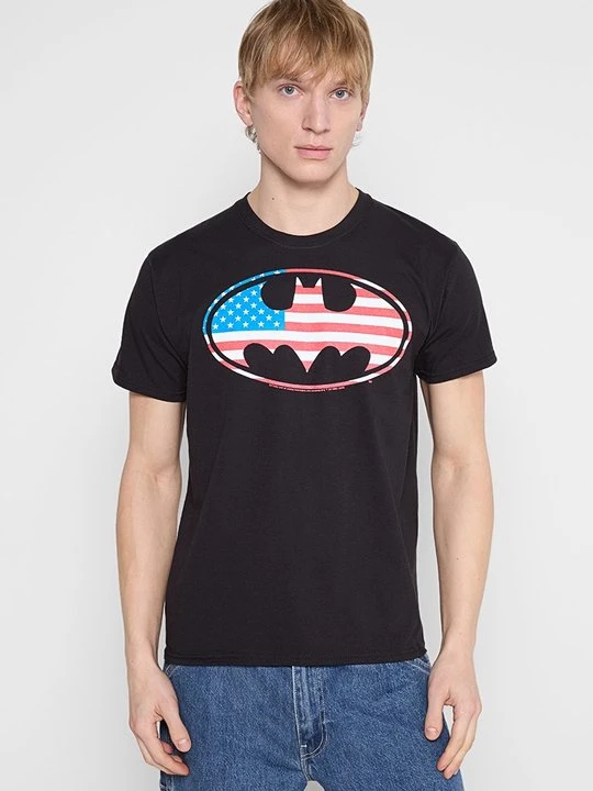 Zdjęcie produktu T-shirt z nadrukiem DC COMICS ORIGINALS czarny
