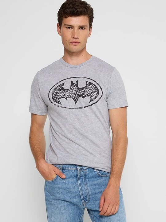 Zdjęcie produktu T-shirt z nadrukiem DC COMICS ORIGINALS szary