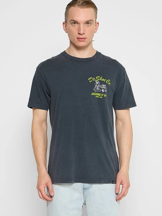 Zdjęcie produktu T-shirt z nadrukiem DC Shoes antracytowy