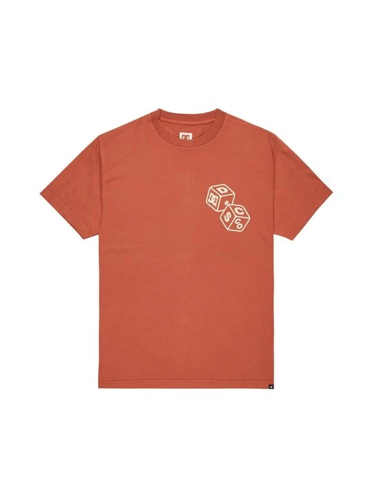 Zdjęcie produktu T-shirt z nadrukiem DC Shoes pomarańczowy