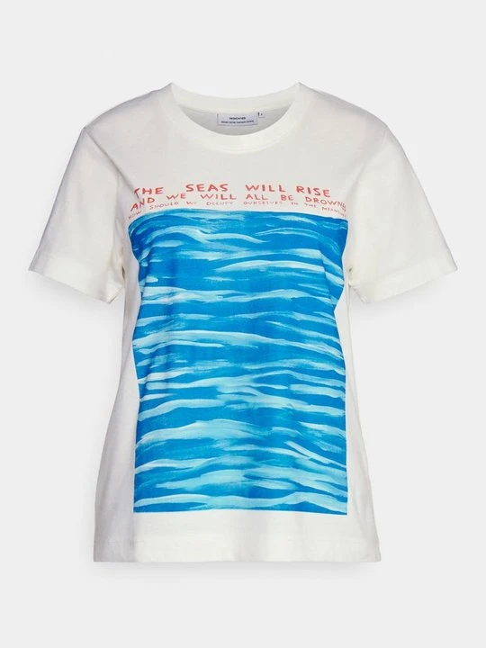 Zdjęcie produktu T-shirt z nadrukiem Dedicated biały