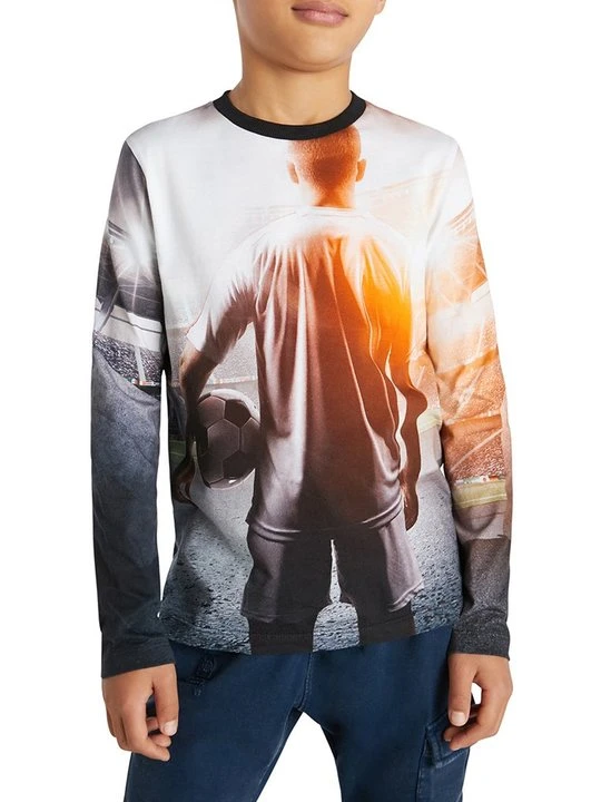 Zdjęcie produktu T-shirt z nadrukiem Desigual czarny