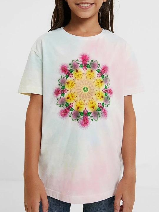 Zdjęcie produktu T-shirt z nadrukiem Desigual biały