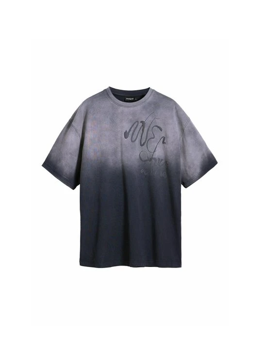 Zdjęcie produktu T-shirt z nadrukiem Desigual szary