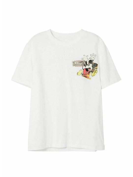 Zdjęcie produktu T-shirt z nadrukiem Desigual biały