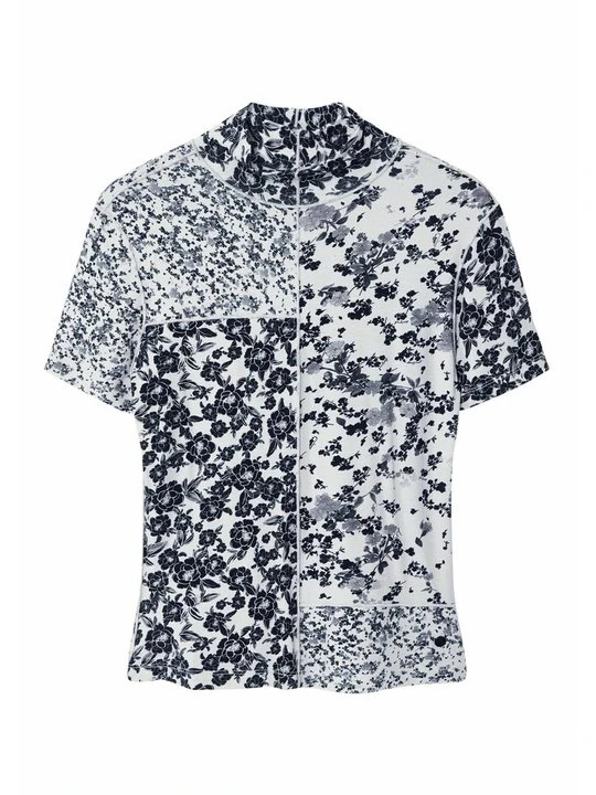 Zdjęcie produktu T-shirt z nadrukiem Desigual beżowy