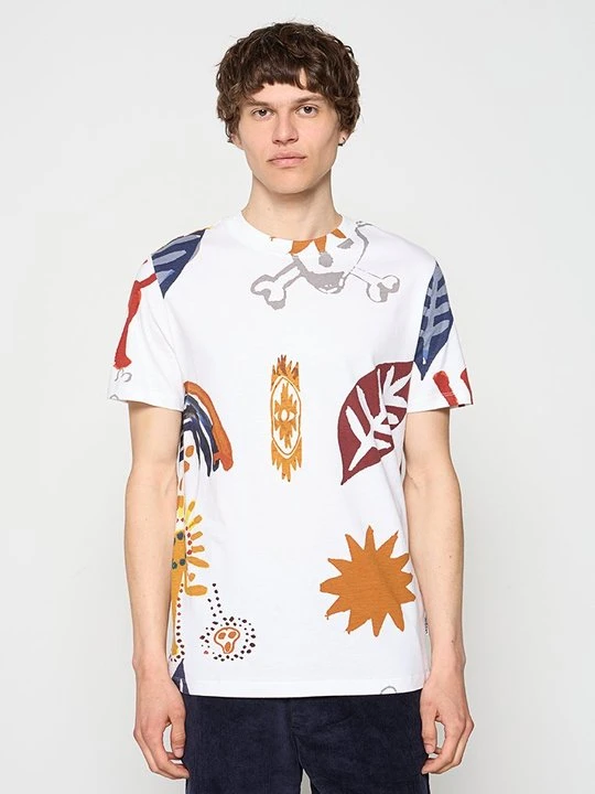 Zdjęcie produktu T-shirt z nadrukiem Desigual biały