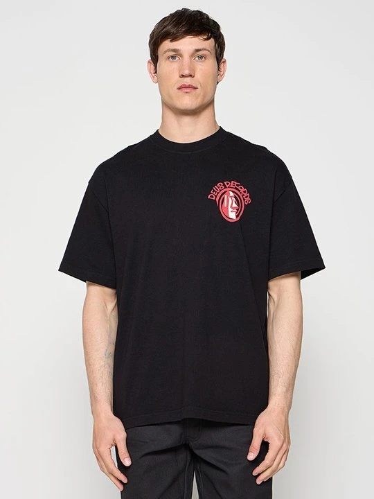 Zdjęcie produktu T-shirt z nadrukiem Deus Ex Machina czarny