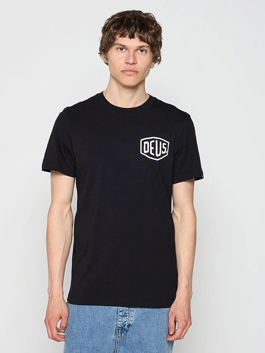 Zdjęcie produktu T-shirt z nadrukiem Deus Ex Machina czarny