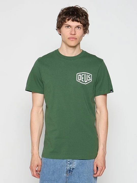 Zdjęcie produktu T-shirt z nadrukiem Deus Ex Machina zielony