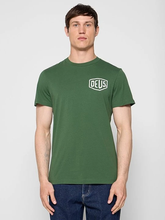 Zdjęcie produktu T-shirt z nadrukiem Deus Ex Machina zielony