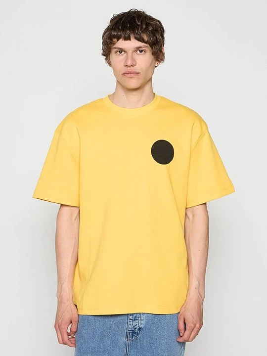 Zdjęcie produktu T-shirt z nadrukiem Deus Ex Machina żółty