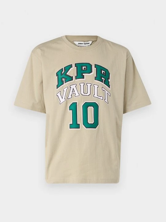 Zdjęcie produktu T-shirt z nadrukiem Dhruv Kapoor beżowy