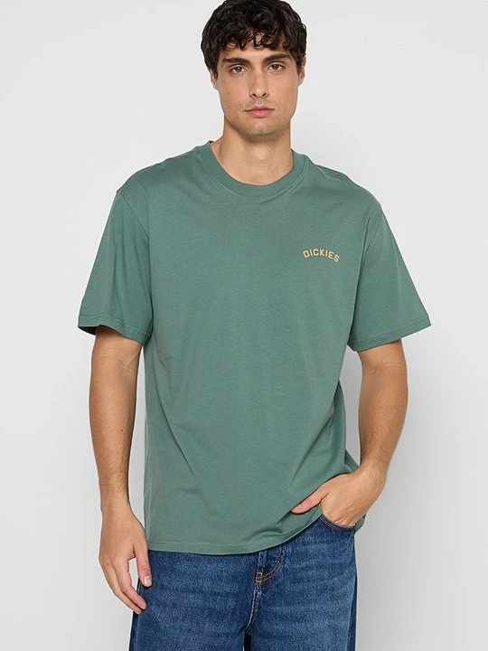 Zdjęcie produktu T-shirt z nadrukiem Dickies ciemnozielony