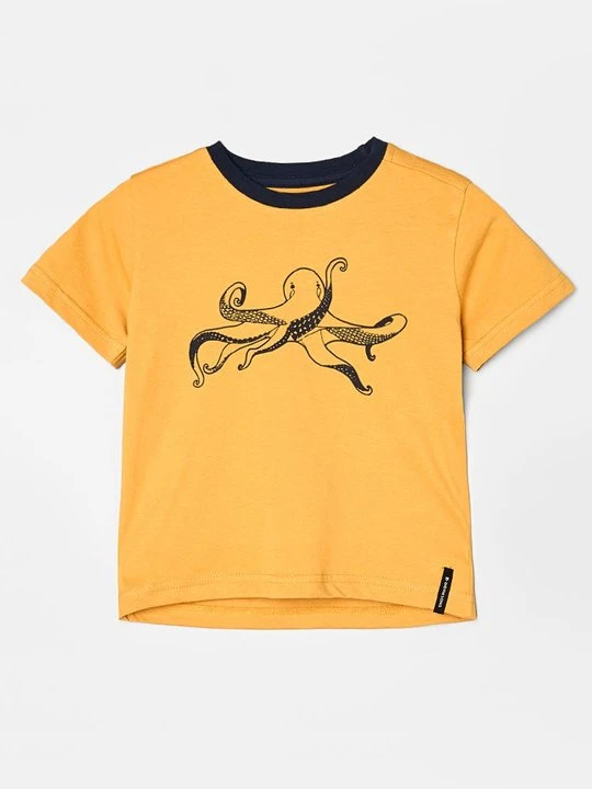 Zdjęcie produktu T-shirt z nadrukiem Didriksons pomarańczowy