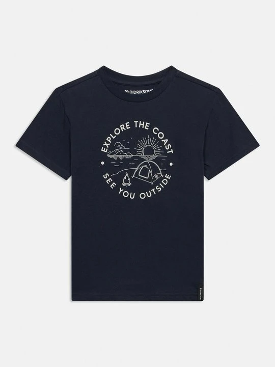 Zdjęcie produktu T-shirt z nadrukiem Didriksons granatowy