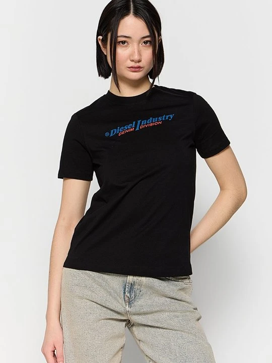Zdjęcie produktu T-shirt z nadrukiem Diesel czarny