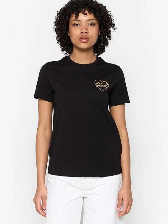 Zdjęcie produktu T-shirt basic Diesel czarny