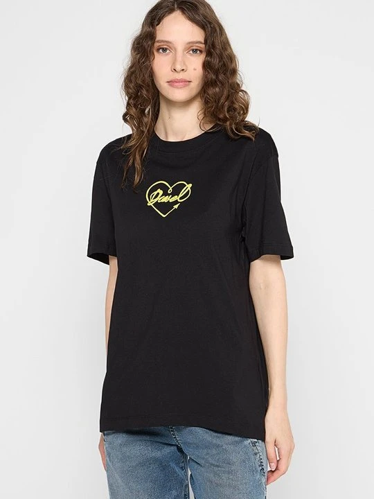 Zdjęcie produktu T-shirt z nadrukiem Diesel czarny