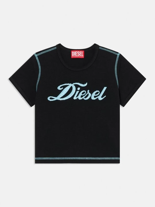 Zdjęcie produktu T-shirt z nadrukiem Diesel czarny