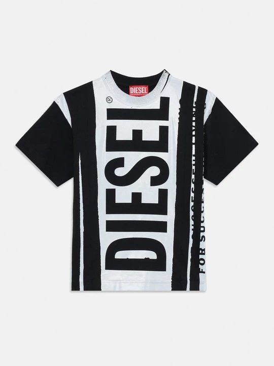 Zdjęcie produktu T-shirt z nadrukiem Diesel czarny