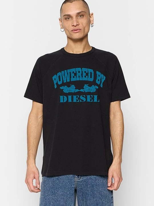 Zdjęcie produktu T-shirt z nadrukiem Diesel czarny