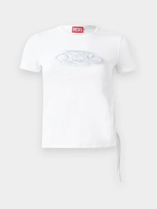Zdjęcie produktu T-shirt z nadrukiem Diesel biały