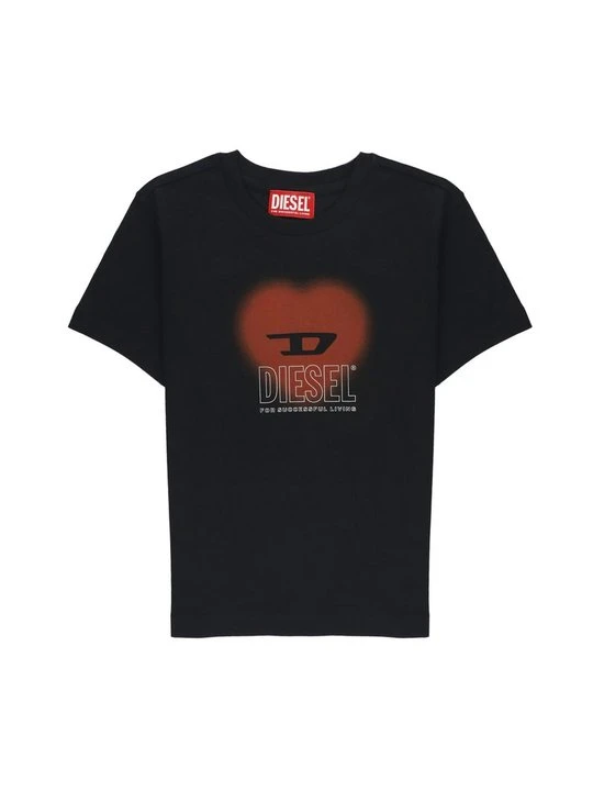Zdjęcie produktu T-shirt z nadrukiem Diesel czarny