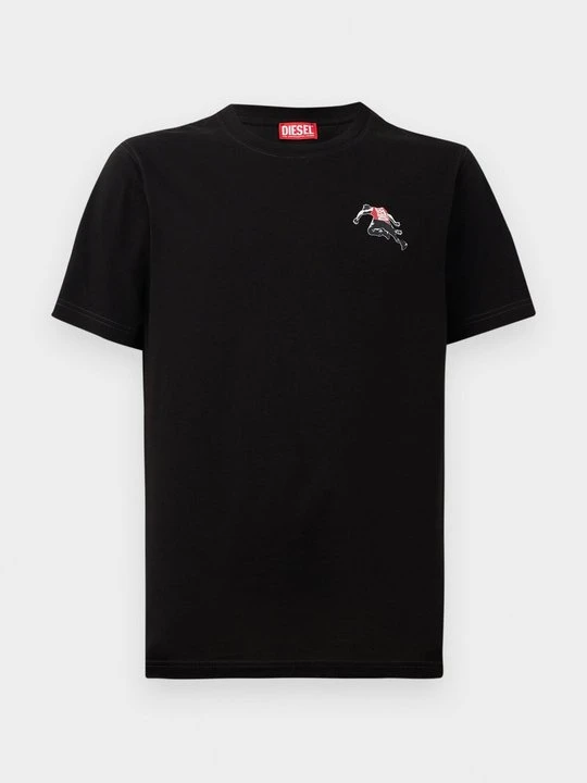 Zdjęcie produktu T-shirt z nadrukiem Diesel czarny