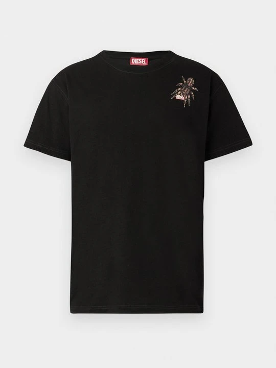 Zdjęcie produktu T-shirt z nadrukiem Diesel czarny