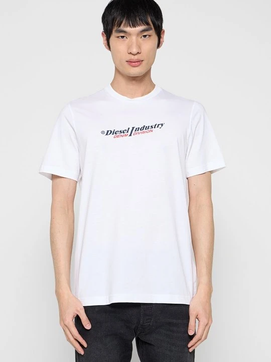 Zdjęcie produktu T-shirt z nadrukiem Diesel biały