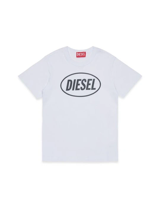Zdjęcie produktu T-shirt z nadrukiem Diesel biały