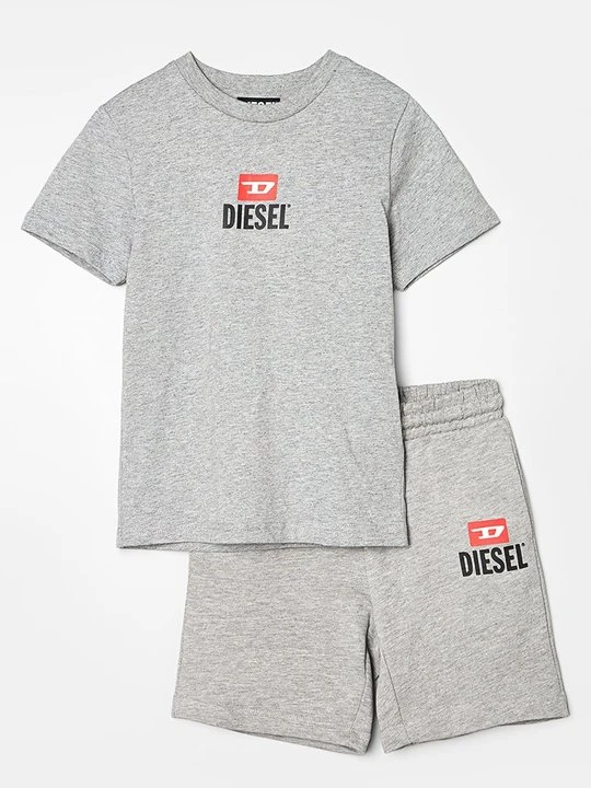 Zdjęcie produktu T-shirt z nadrukiem Diesel szary