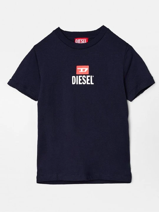 Zdjęcie produktu T-shirt z nadrukiem Diesel błękit królewski