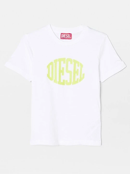 Zdjęcie produktu T-shirt z nadrukiem Diesel biały