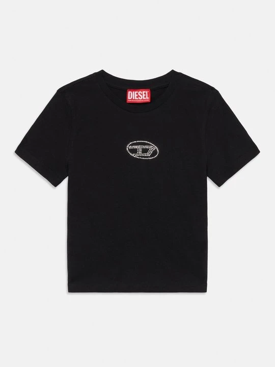 Zdjęcie produktu T-shirt z nadrukiem Diesel czarny