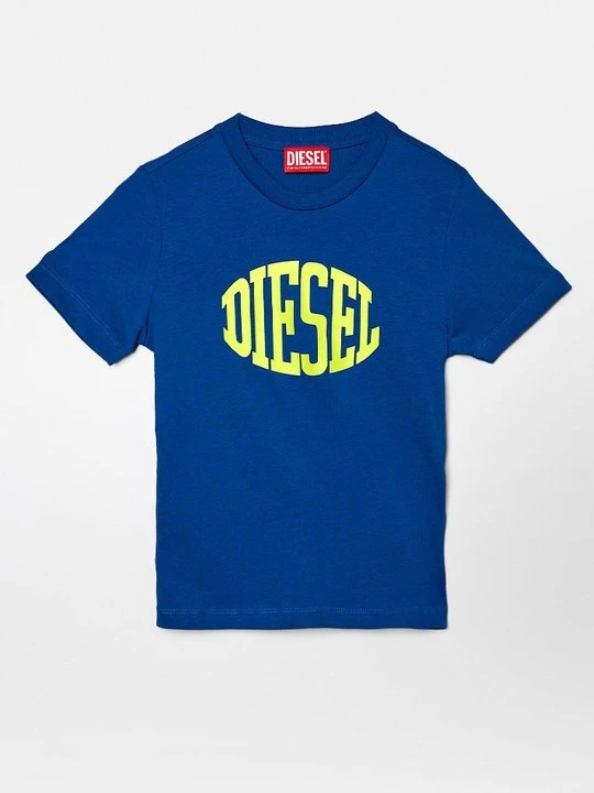 Zdjęcie produktu T-shirt z nadrukiem Diesel granatowy